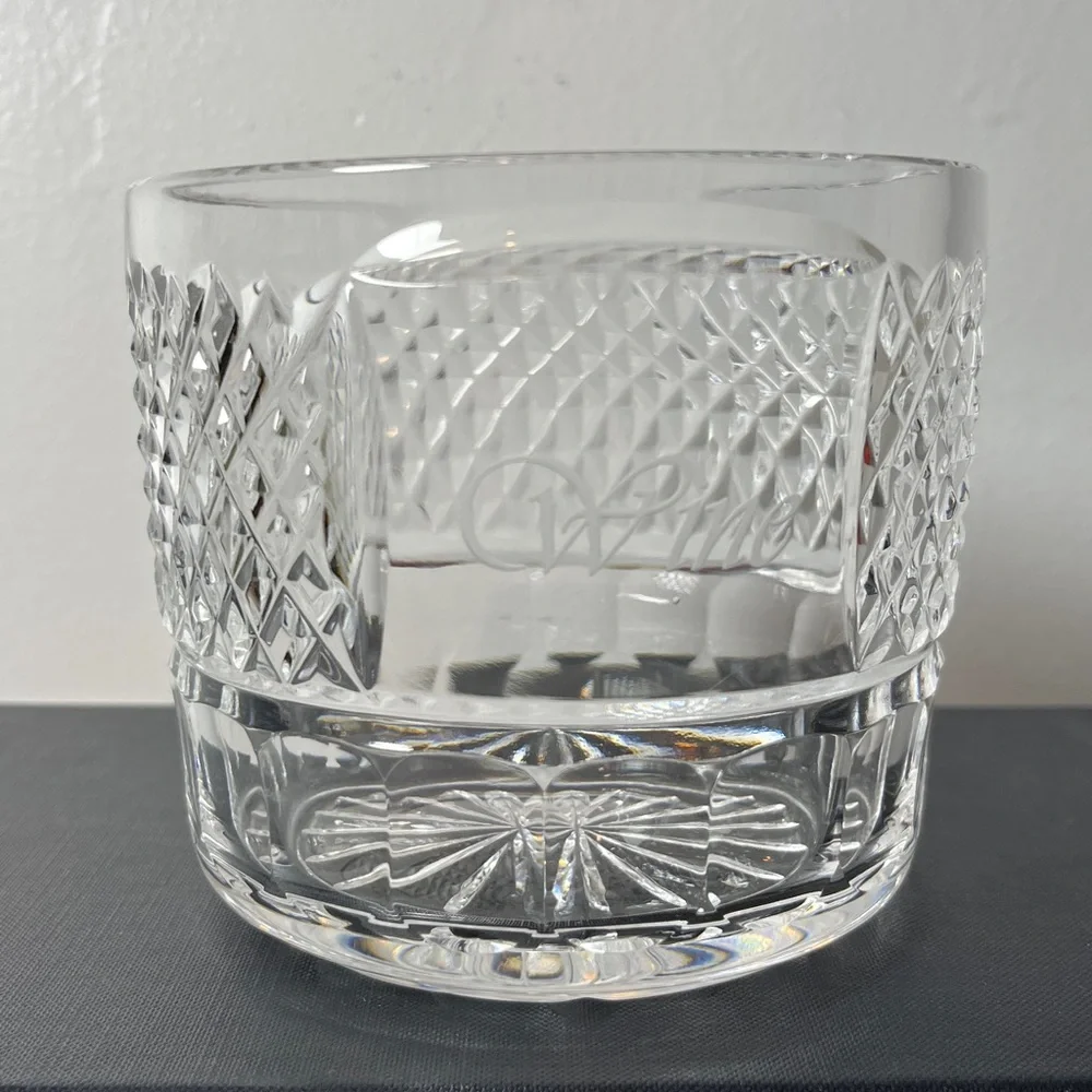 Tipperary Crystal Discontinued Cut Crystal‎ Irish Wine Bottle Holder Ireland
